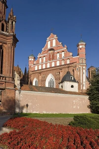 St. Francis and Bernardine Church, Vilnius, Lithuania, Baltic States, Europe