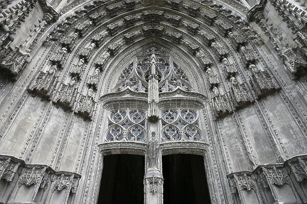 St. Gatien Cathedral door, Tours, Indre-et-Loire, France, Europe