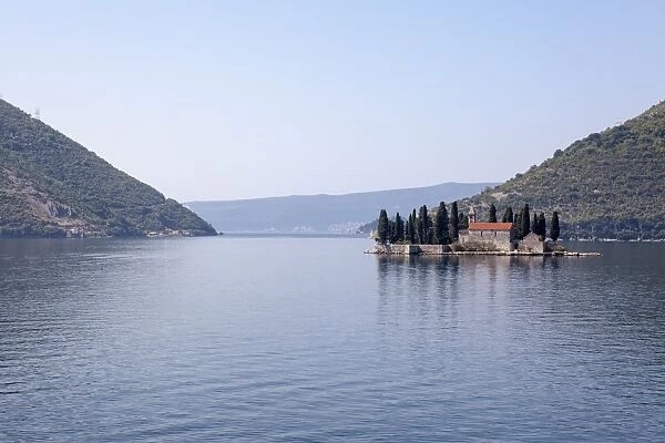 St. George Island, Perast, Bay of Kotor, UNESCO World Heritage Site, Montenegro, Europe