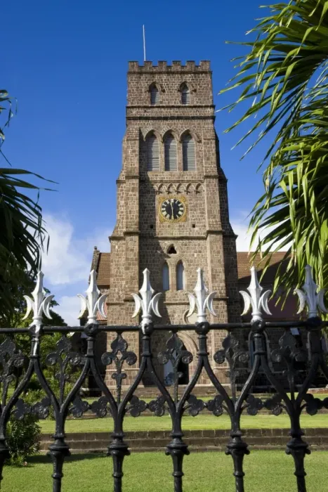 Framed Print : St. Georges Anglican Church, Basseterre, St. Kitts, Leeward Islands Framed Print : St. Georges Anglican Church, Basseterre, St. Kitts, Leeward Islands