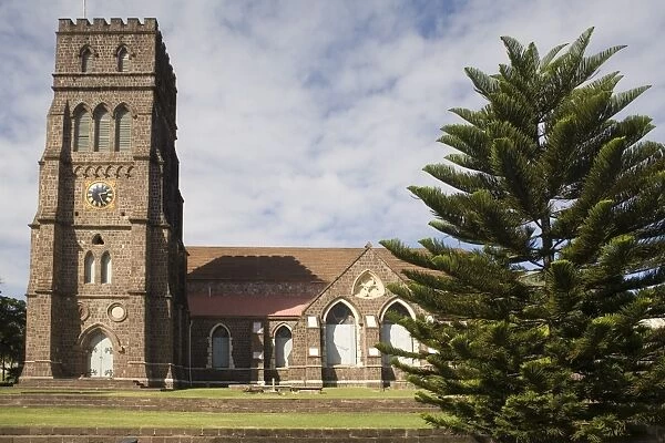 St. Georges Anglican church, Basseterre, St. Kitts and Nevis, West Indies, Caribbean, Central America