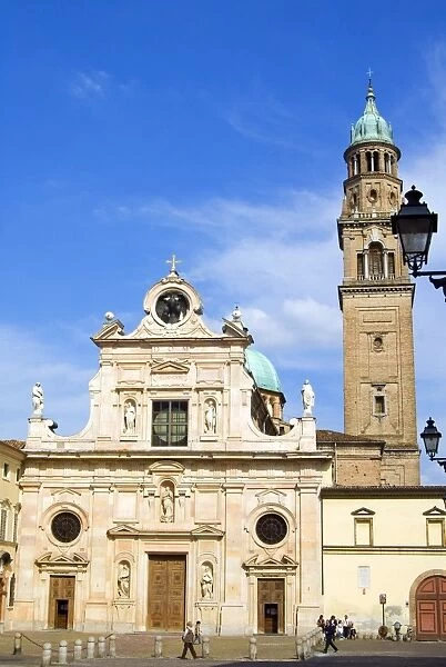 St. Giovanni Square and St. Giovanni Church, Parma, Emilia Romagna, Italy, Europe