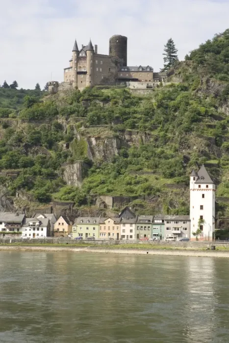 Framed Print : St. Goarshausen along the Rhine River, Rhineland-Palatinate, Germany, Europe Framed Print : St. Goarshausen along the Rhine River, Rhineland-Palatinate, Germany, Europe