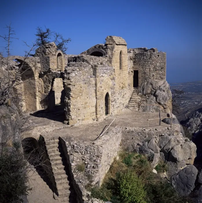 Framed Print : St. Hilarion, Byzantine monastery rebuilt as by Lusignans as a castle in the 11th century