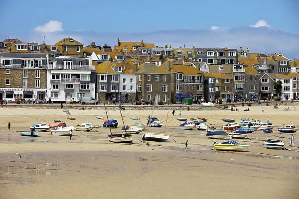 St. Ives harbour, Cornwall, England