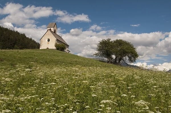 St. Jacob Church, Funes Valley (Villnoss), Dolomites, Trentino Alto Adige