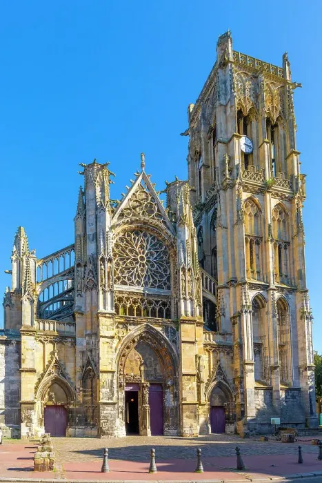Framed Print : St. Jacques Church, Dieppe, Normandy, France, Europe Framed Print : St. Jacques Church, Dieppe, Normandy, France, Europe
