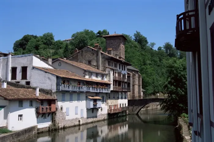 Framed Print : St. Jean Pied de Port, Pays Basque, Aquitaine, France, Europe Framed Print : St. Jean Pied de Port, Pays Basque, Aquitaine, France, Europe