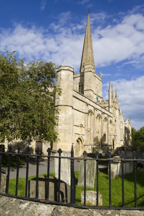 Framed Print : St. John the Baptist Church, Burford, Oxfordshire, Cotswolds, England, United Kingdom