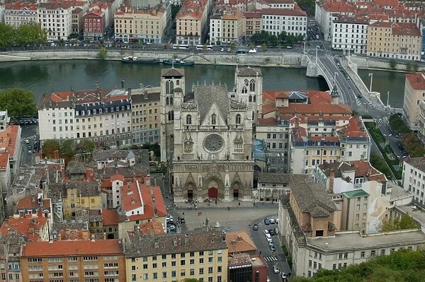 St. Johns Cathedral, Lyon, Rhone, France, Europe