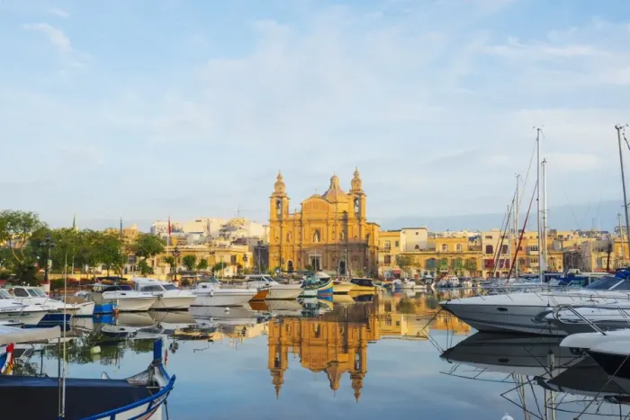 Framed Print : St. Josephs Church, Msida Creek Harbour, Valletta, Malta, Mediterranean, Europe Framed Print : St. Josephs Church, Msida Creek Harbour, Valletta, Malta, Mediterranean, Europe
