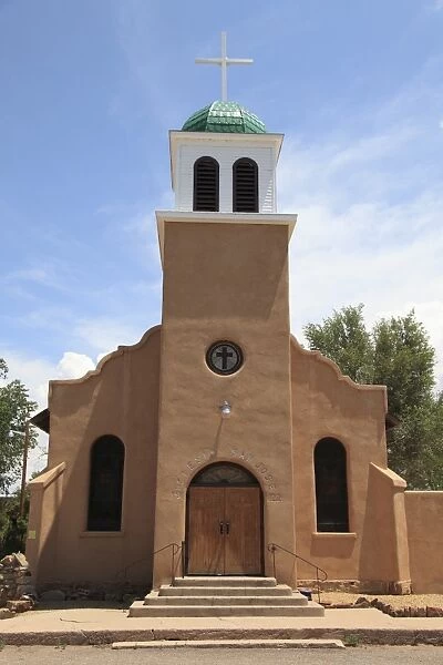 St. Josephs Church and Shrine, Cerrillos, Old Mining Town, Turquoise Trail, New Mexico, United States of America, North America