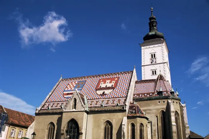 Framed Print : St. Marks church, Zagreb, Croatia, Europe