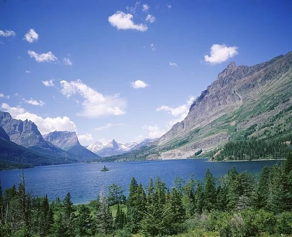 St. Mary Lake and Wild Goose Island