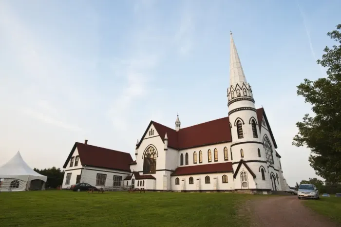 Framed Print : St. Marys Catholic church, Indian River, Prince Edward Island, Canada, North America Framed Print : St. Marys Catholic church, Indian River, Prince Edward Island, Canada, North America