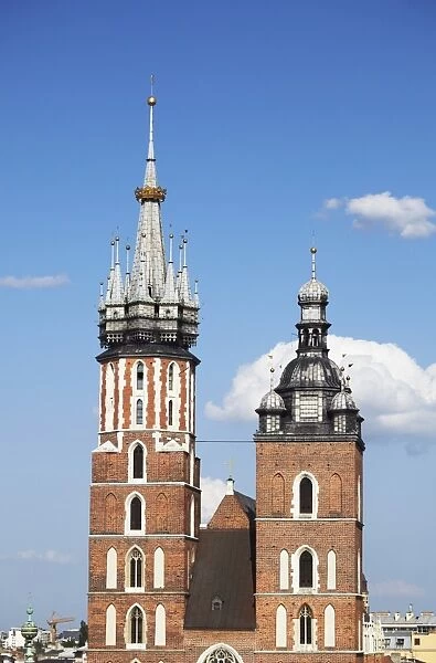 St. Marys Church, Krakow, Poland, Europe