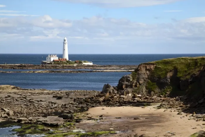 Framed Print : St. Marys Lighthouse on St. Marys Island, Whitley Bay, North Tyneside, Tyne and Wear, England, United Kingdom, Europe Framed Print : St. Marys Lighthouse on St. Marys Island, Whitley Bay, North Tyneside, Tyne and Wear, England, United Kingdom, Europe