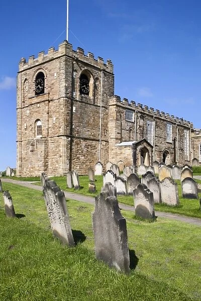 St. Marys Parish Church at Whitby, North Yorkshire, Yorkshire, England, United Kingdom, Europe