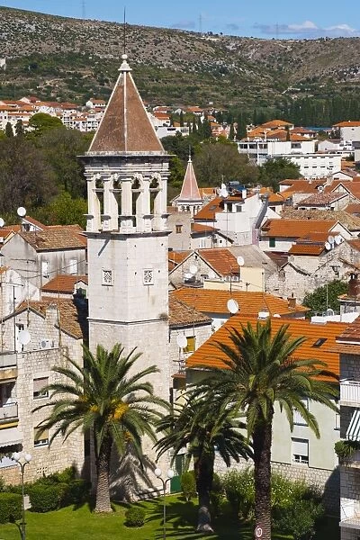 St. Michael Monastery Church Belfry, Trogir, UNESCO World Heritage Site, Dalmatian Coast, Croatia, Europe