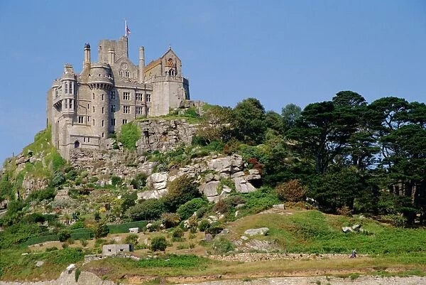 St Michaels Mount, Castle, Cornwall, England, UK