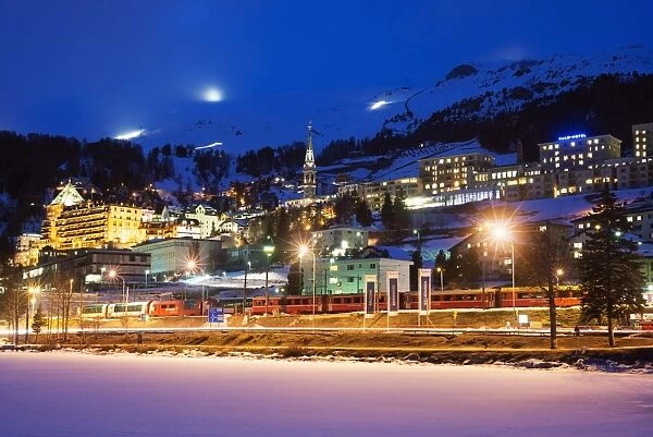 St. Moritz, Graubunden, Swiss Alps, Switzerland, Europe