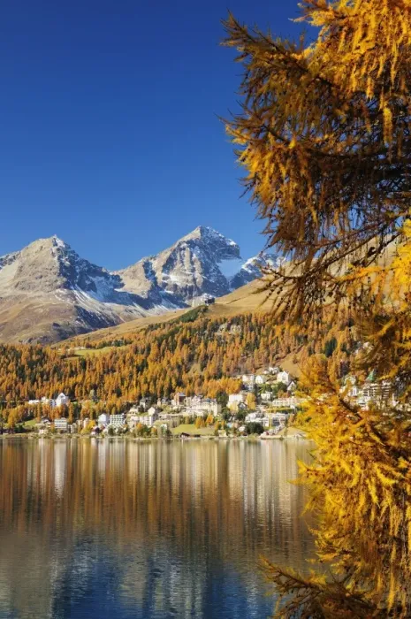 Framed Print : St. Moritzer See, St. Moritz, Switzerland, Europe