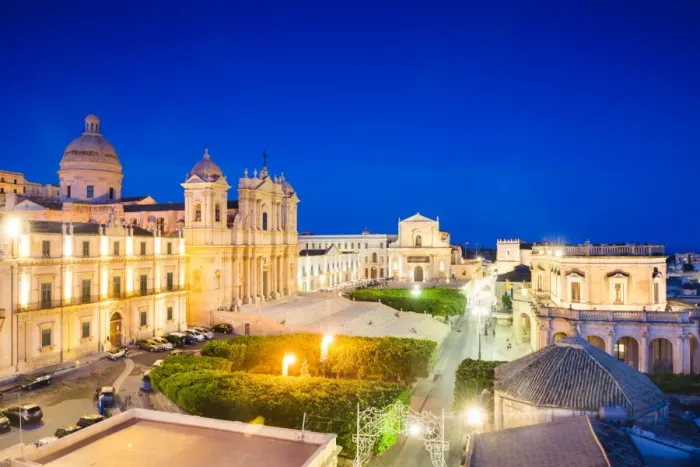 Framed Print : St. Nicholas Cathedral, Church of San Salvatore and Town Hall, Piazza del Municipio, Noto, Val di Noto, UNESCO World Heritage Site, Sicily, Italy, Europe Framed Print : St. Nicholas Cathedral, Church of San Salvatore and Town Hall, Piazza del Municipio, Noto, Val di Noto, UNESCO World Heritage Site, Sicily, Italy, Europe
