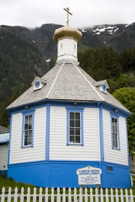 Framed Print : St. Nicholas Russian Orthodox Church, Juneau, Southeast Alaska, United States of America Framed Print : St. Nicholas Russian Orthodox Church, Juneau, Southeast Alaska, United States of America
