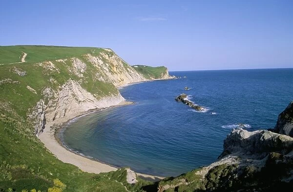 St. Oswalds Bay and Brandy Bay, Dorset, England, United Kingdom, Europe