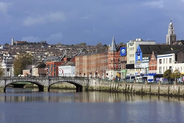 St. Patricks Quay on the River Lee, Cork City, County Cork, Munster, Republic of Ireland, Europe