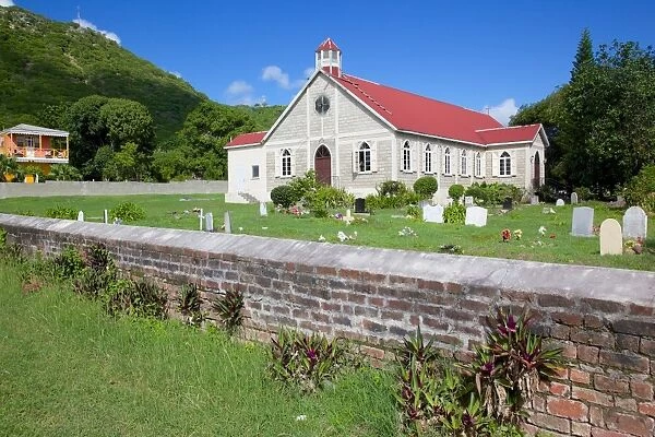 St. Pauls Anglican Church near St. Johns, Antigua, Leeward Islands, West Indies, Caribbean, Central America