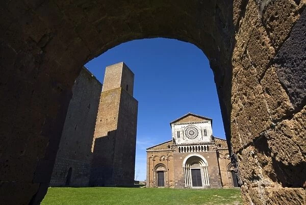 St. Peter Church, Tuscania, Viterbo, Lazio, Italy, Europe