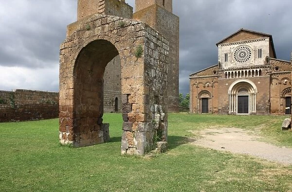St Peter Church, Tuscania, Viterbo, Lazio, Italy, Europe