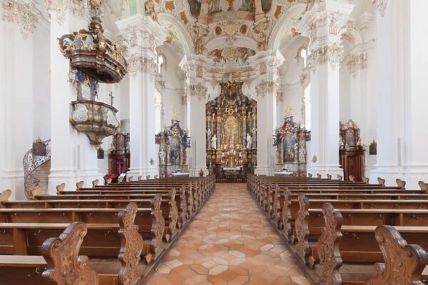 St. Peter and Paul church, Steinhausen, Upper Swabian Baroque Route, Upper Swabia