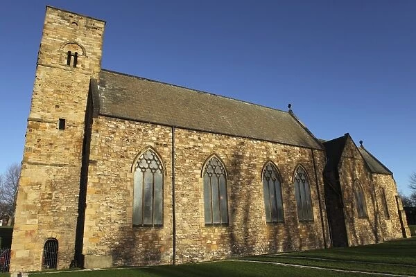 St. Peters Church, part of a 7th century Anglo-Saxon monastery, dating from 674AD, one of the UKs oldest churches, Sunderland, Tyne and Wear, England, United Kingdom, Europe