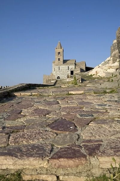 St. Peters church, Portovenere, UNESCO World Heritage Site, Liguria, Italy, Europe