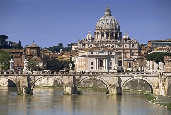 St. Peters and River Tiber