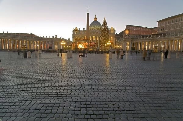 St. Peters Square at Christmas time