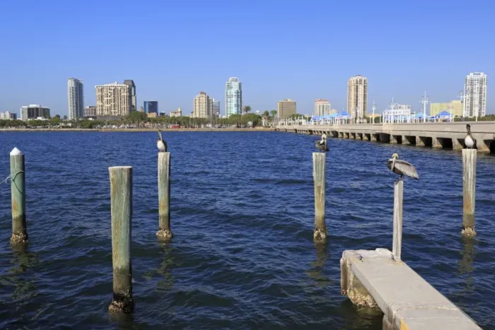 Framed Print : St. Petersburg skyline, Tampa, Florida, United States of America, North America Framed Print : St. Petersburg skyline, Tampa, Florida, United States of America, North America
