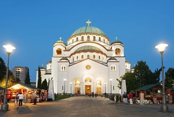 St. Sava Orthodox Church, built 1935, Belgrade, Serbia, Europe