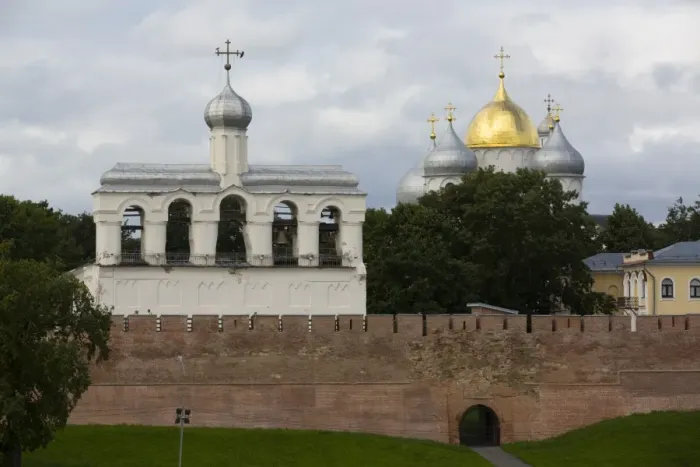 Framed Print : St. Sophia Cathedral and Bell Tower, Kremlin, UNESCO World Heritage Site, Veliky Novgorod Framed Print : St. Sophia Cathedral and Bell Tower, Kremlin, UNESCO World Heritage Site, Veliky Novgorod