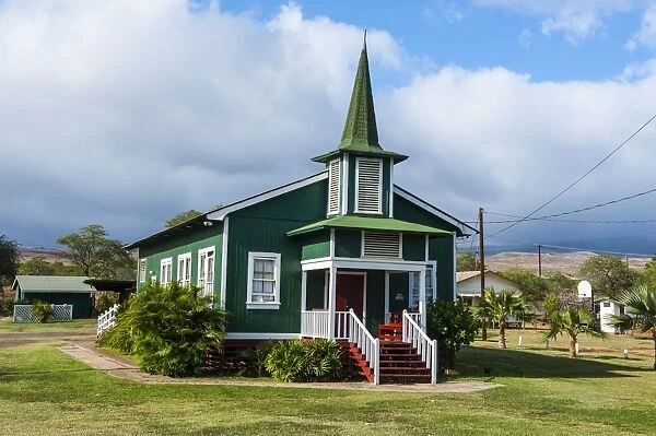 St. Sophia church in Kaunakakai, island of Molokai, Hawaii, United States of America, Pacific