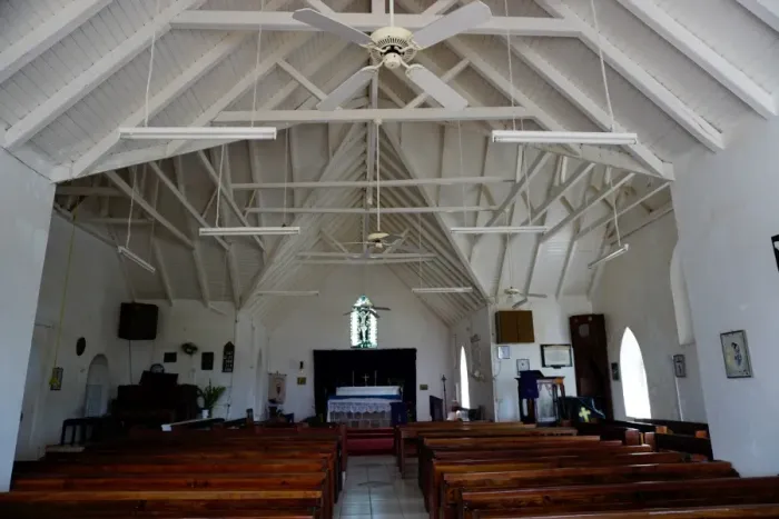 Framed Print : St. Thomas Anglican Church built in 1643, Nevis, St. Kitts and Nevis, Leeward Islands Framed Print : St. Thomas Anglican Church built in 1643, Nevis, St. Kitts and Nevis, Leeward Islands