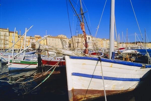 St. Tropez harbour, Cote d azur, France