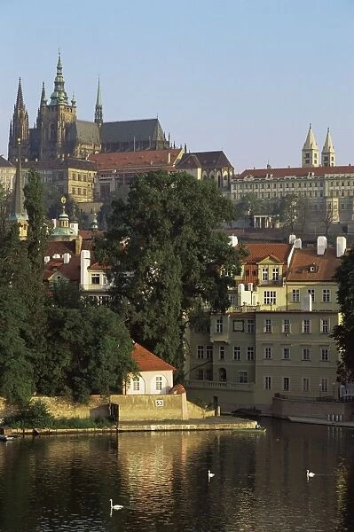 St. Vitus cathedral and castle, Prague, Czech Republic, Europe