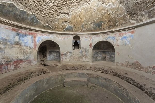 Stabian Baths, Roman ruins of Pompeii, UNESCO World Heritage Site, Campania, Italy