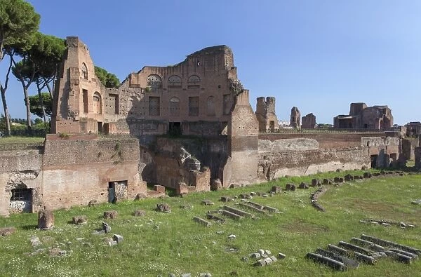 Stadium of Domitian on Palatine Hill, UNESCO World Heritage Site, Rome, Lazio, Italy, Europe