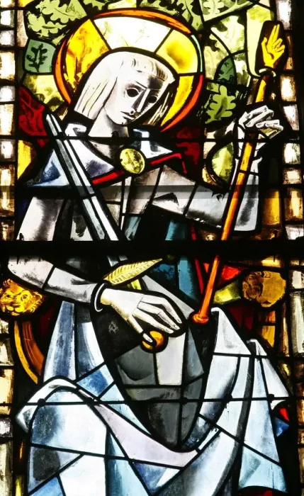 Framed Print : Stained glass in Amboise Castle Chapel, Amboise, Indre-et-Loire, France, Europe Framed Print : Stained glass in Amboise Castle Chapel, Amboise, Indre-et-Loire, France, Europe