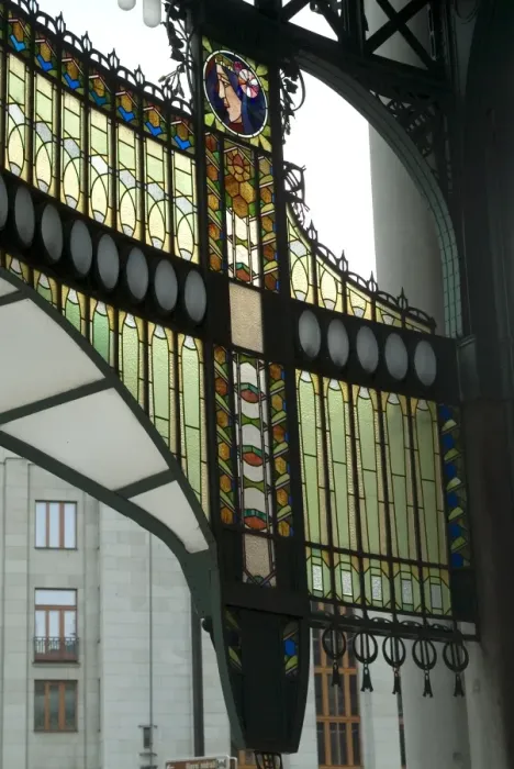 Framed Print : Stained glass Art Nouveau (Jugendstil) detail, Municipal House, Prague Framed Print : Stained glass Art Nouveau (Jugendstil) detail, Municipal House, Prague