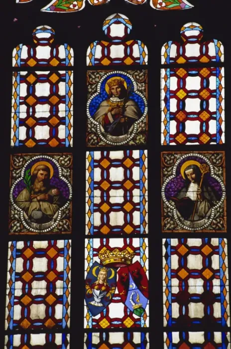 Framed Print : Stained glass window in Gothic cathedral, Kosice, Slovakia, Europe Framed Print : Stained glass window in Gothic cathedral, Kosice, Slovakia, Europe
